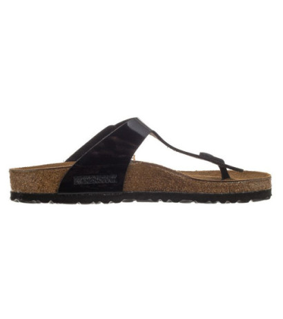 Birkenstock Gizeh Patent Black 043661 (BK5-c) flip flops