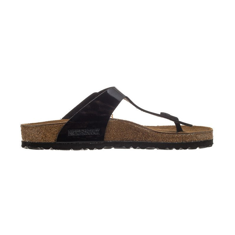 Birkenstock Gizeh Patent Black 043661 (BK5-c) flip flops