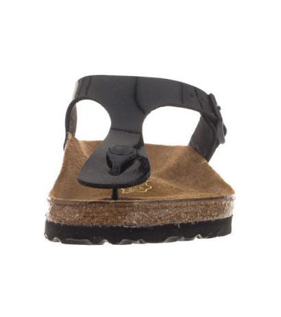 Birkenstock Gizeh Patent Black 043661 (BK5-c) flip flops