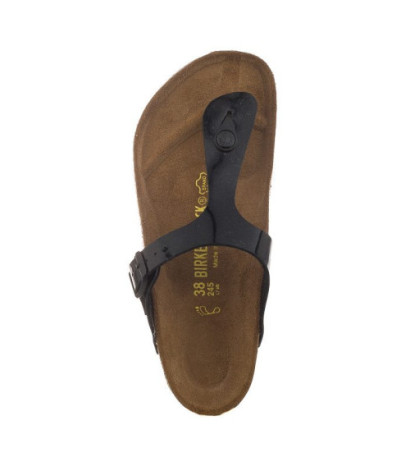 Birkenstock Gizeh Patent Black 043661 (BK5-c) flip flops