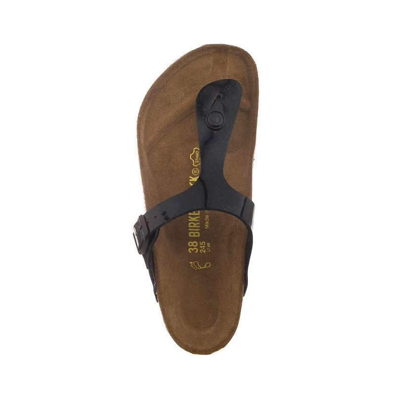 Birkenstock Gizeh Patent Black 043661 (BK5-c) flip flops
