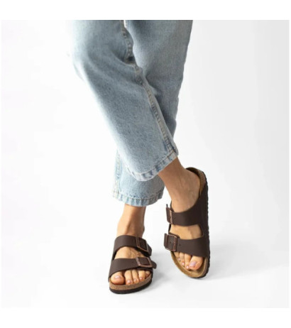 Birkenstock Arizona Dark Brown 051703 (BK2-e) Women's Shoes/Flip Flops