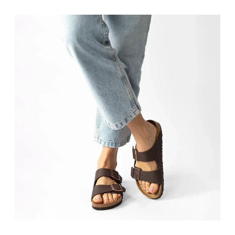 Birkenstock Arizona Dark Brown 051703 (BK2-e) Women's Shoes/Flip Flops