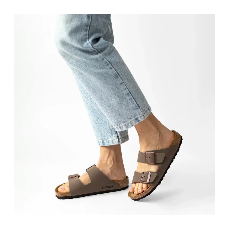 Birkenstock Arizona BF Nubuk Mocca 151183 (BK19-a) Women's Shoes/Flip Flops