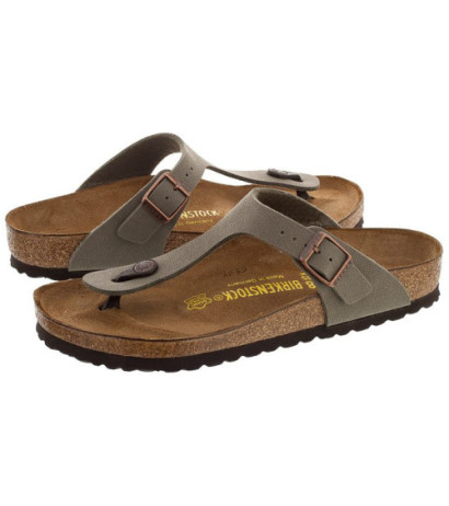 Birkenstock Gizeh BS Nubuk Stone 043391 (BK29-a) flip flops