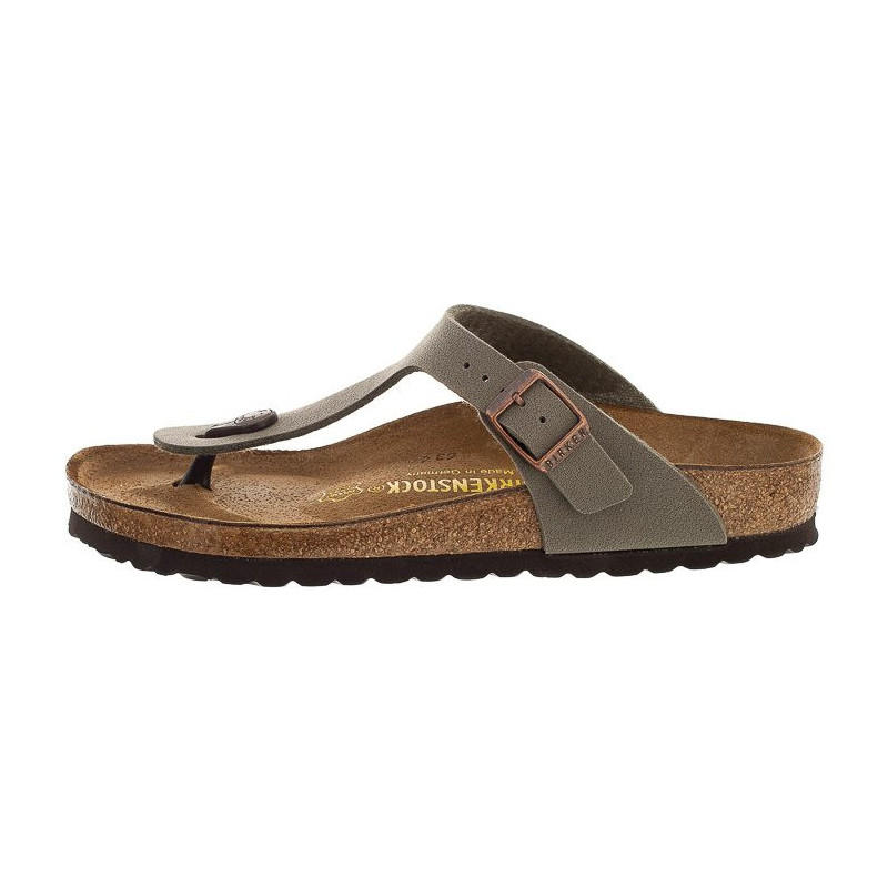 Birkenstock Gizeh BS Nubuk Stone 043391 (BK29-a) flip flops