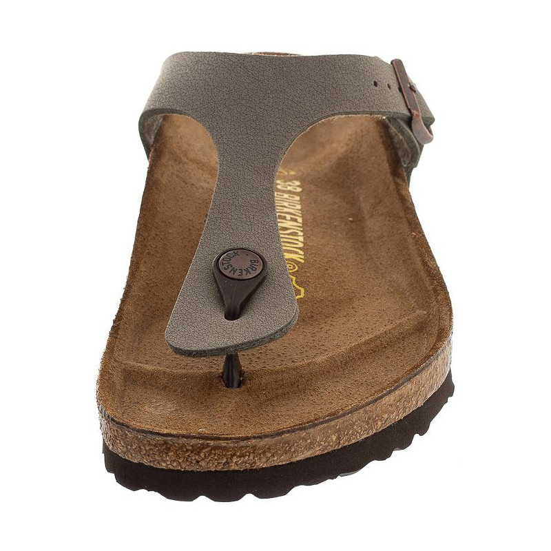 Birkenstock Gizeh BS Nubuk Stone 043391 (BK29-a) flip flops
