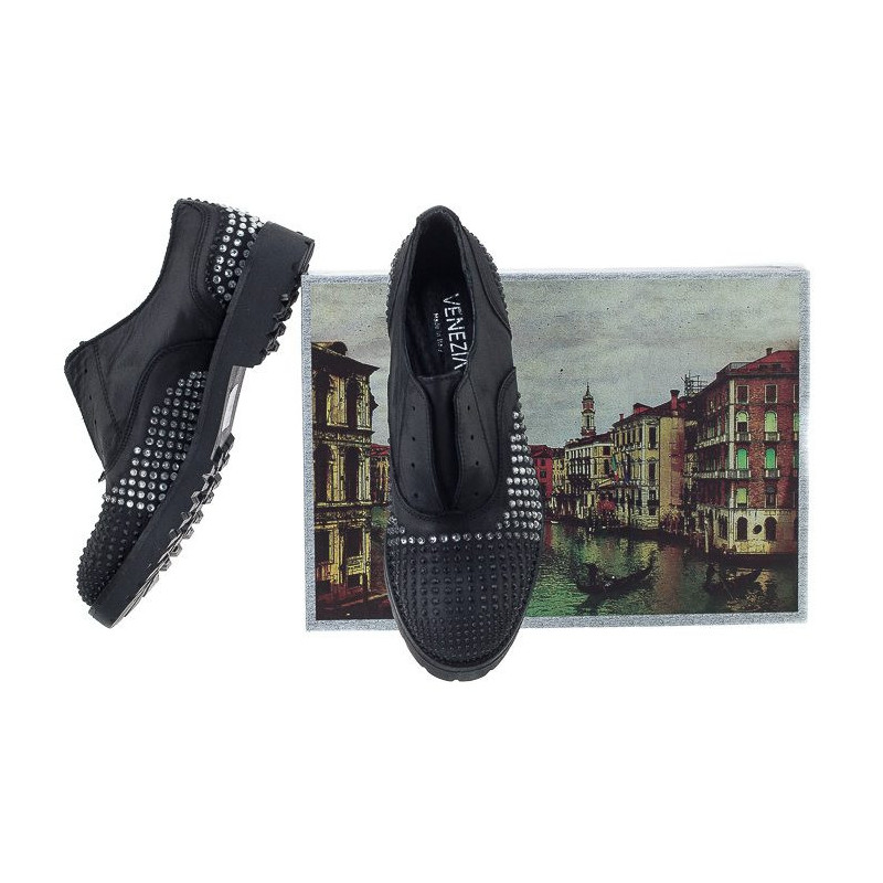 Venezia P1 NABUK NERO (VE6-a) shoes