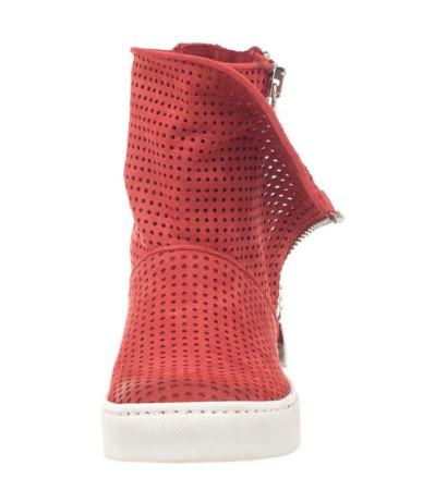Carinii Czerwone Ażurowe B3578 (CI151-a) shoes