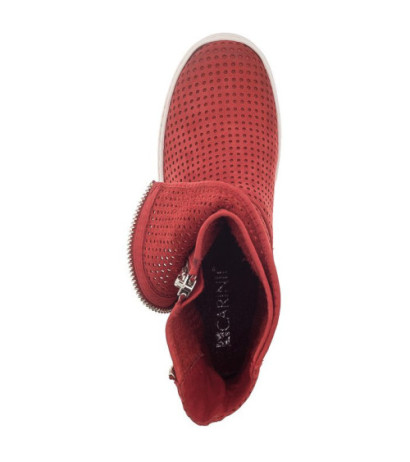 Carinii Czerwone Ażurowe B3578 (CI151-a) shoes