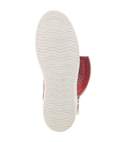 Carinii Czerwone Ażurowe B3578 (CI151-a) shoes