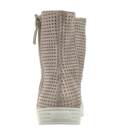 Carinii Złote Ażurowe B3578 (CI151-d) shoes