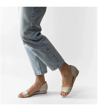 Maciejka Złote Przecierane 01971-25/00-5 (MA63-f) sandals