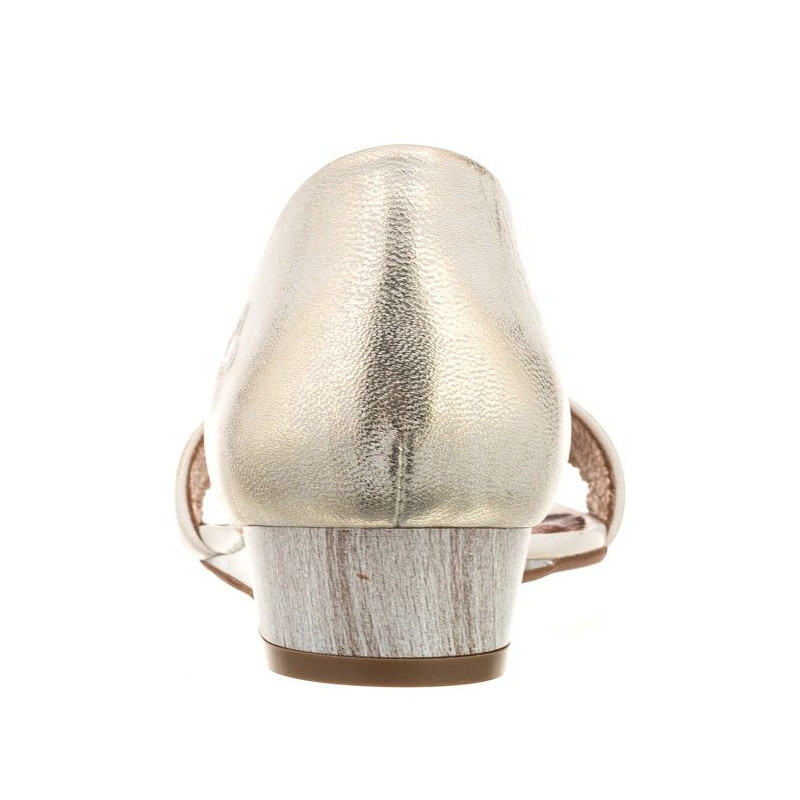 Maciejka Złote Przecierane 01971-25/00-5 (MA63-f) sandals