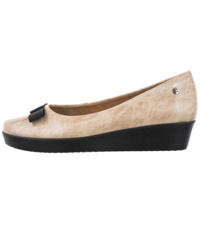 Maciejka Beżowe Lakierowane 01942-04/00-5 (MA78-e) ballerinas