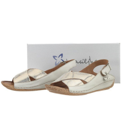 Maciejka Kremowe 00994-37 (MA151-b) sandals