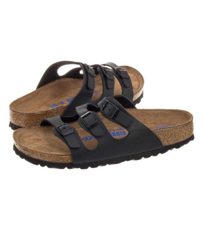 Birkenstock Florida Black 053013 (BK50-a) Women's Shoes/Flip Flops