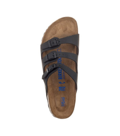 Birkenstock Florida Black 053013 (BK50-a) Women's Shoes/Flip Flops
