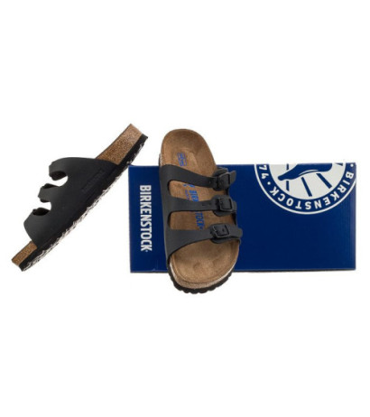 Birkenstock Florida Black 053013 (BK50-a) Women's Shoes/Flip Flops