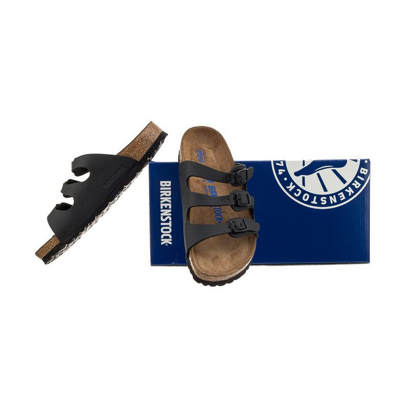 Birkenstock Florida Black 053013 (BK50-a) Women's Shoes/Flip Flops