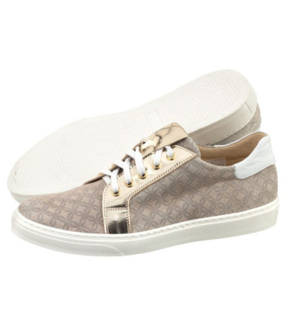 CheBello Beżowe/Złote 553 (CH36-a) shoes