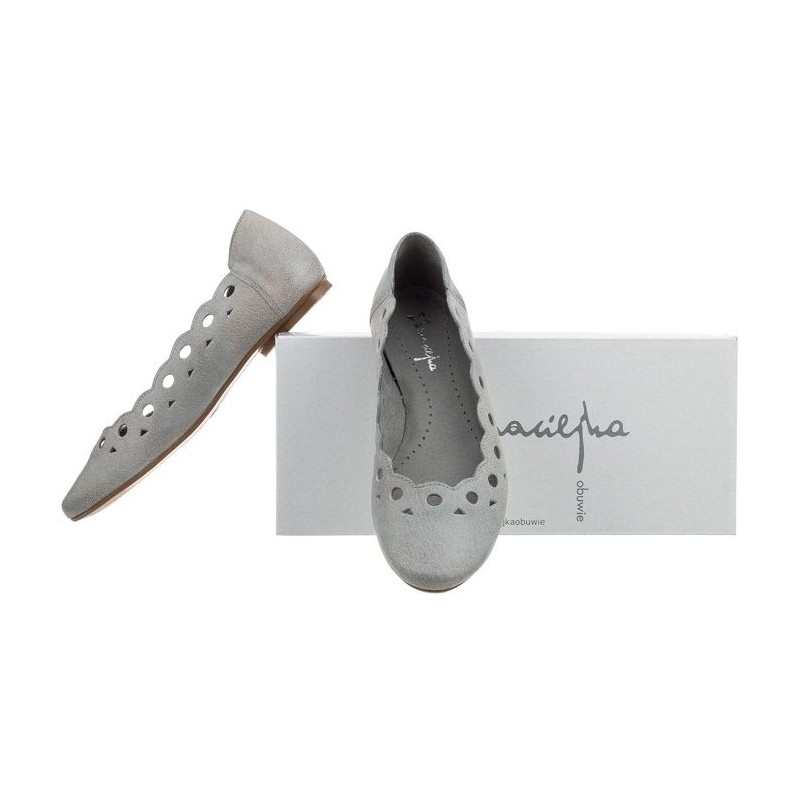 Maciejka Szare 01299-19/00-5 (MA202-a) ballerinas