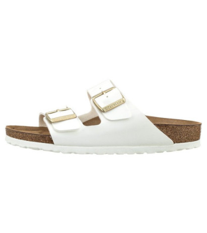 Birkenstock Arizona Patent White 1005294 (BK52-b) Women's Shoes/Flip Flops
