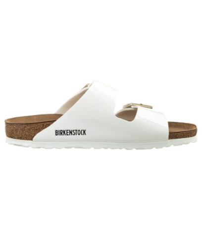Birkenstock Arizona Patent White 1005294 (BK52-b) Women's Shoes/Flip Flops