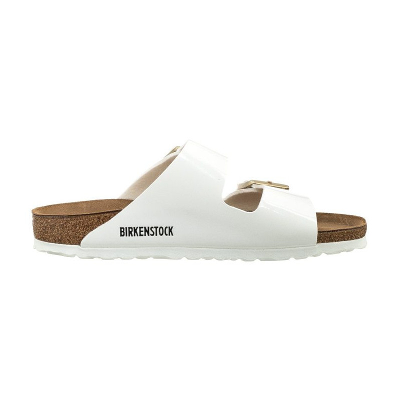 Birkenstock Arizona Patent White 1005294 (BK52-b) Women's Shoes/Flip Flops