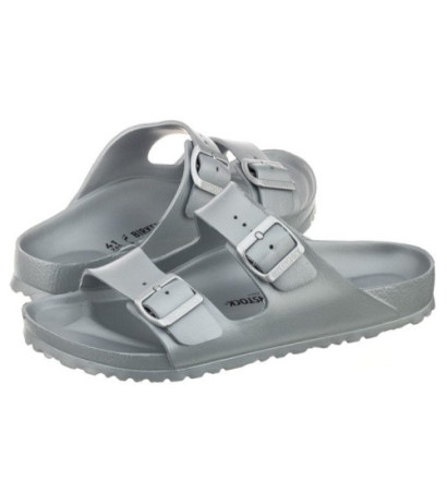 Birkenstock Arizona EVA Metallic Silver 1003491 (BK54-d) Women's Shoes/Flip Flops