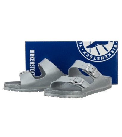 Birkenstock Arizona EVA Metallic Silver 1003491 (BK54-d) Women's Shoes/Flip Flops