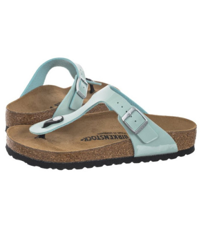 Birkenstock Gizeh BS Patent Surf Green 1026956 (BK51-e) flip flops