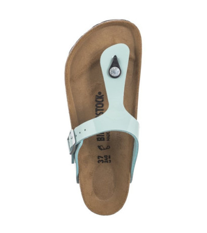 Birkenstock Gizeh BS Patent Surf Green 1026956 (BK51-e) flip flops