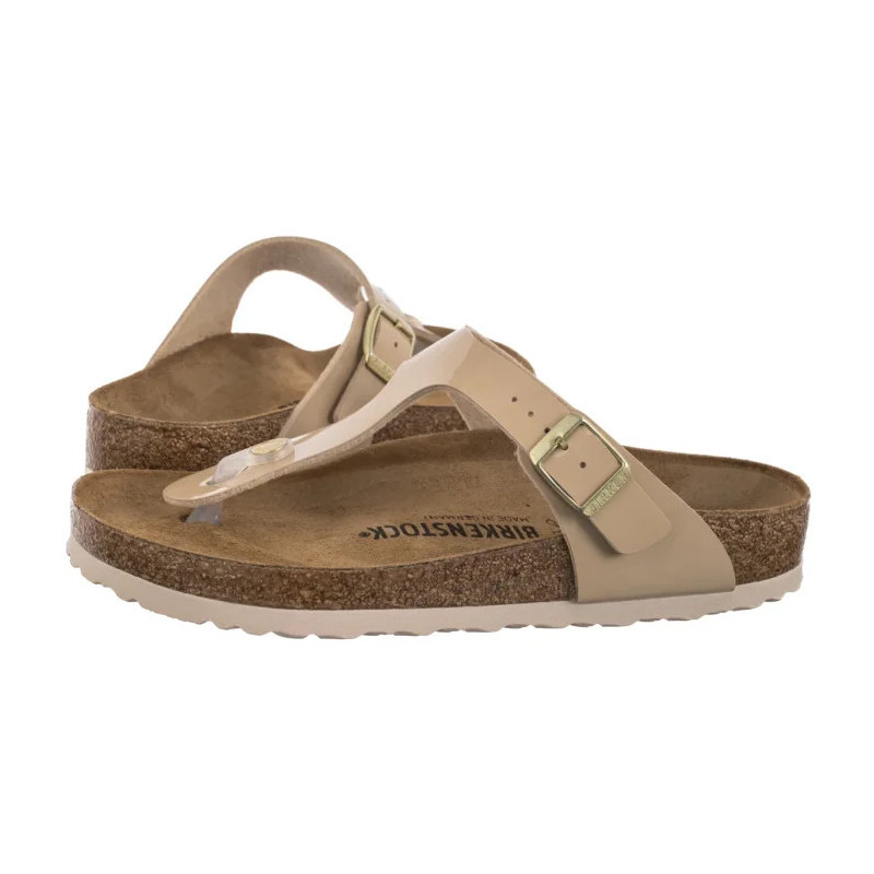 Birkenstock Gizeh Patent Patent Sand 1013075 (BK51-f) flip flops