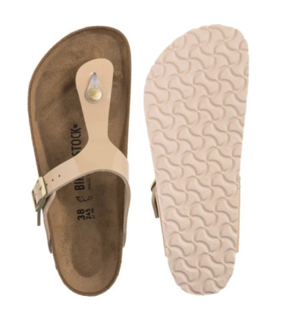 Birkenstock Gizeh Patent Patent Sand 1013075 (BK51-f) flip flops