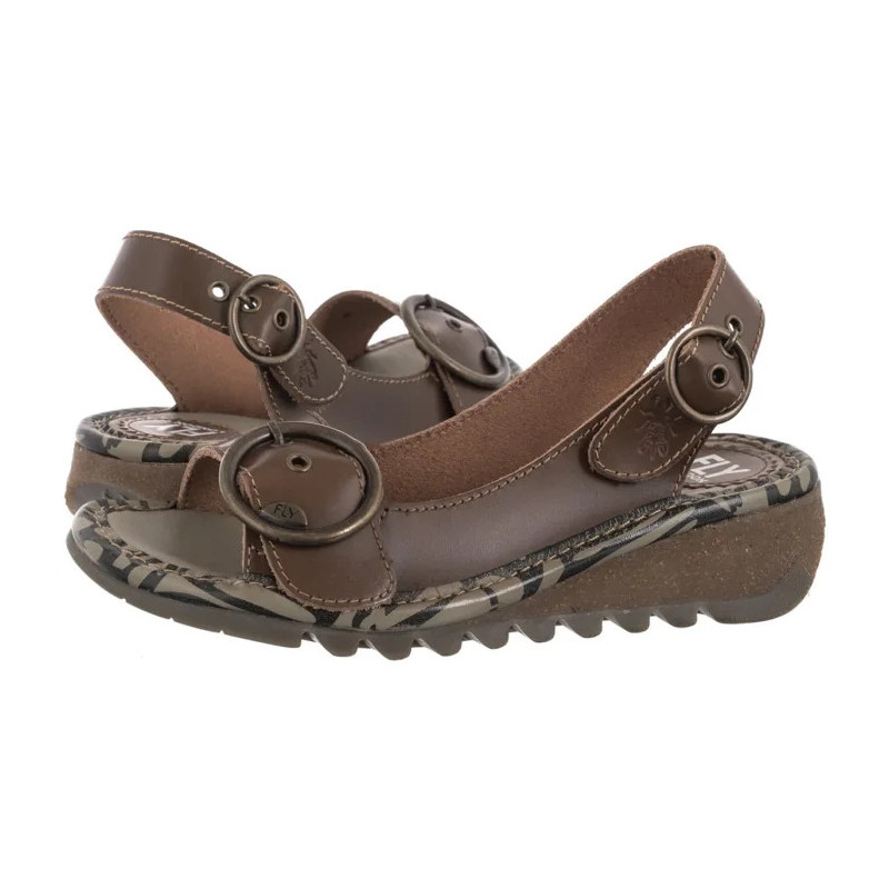 FLY London Tram Bridle Camel P500723002 (FL232-b) sandals