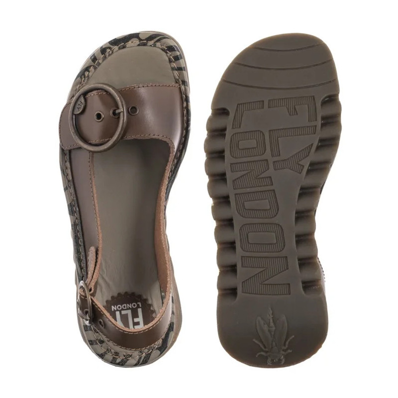 FLY London Tram Bridle Camel P500723002 (FL232-b) sandals