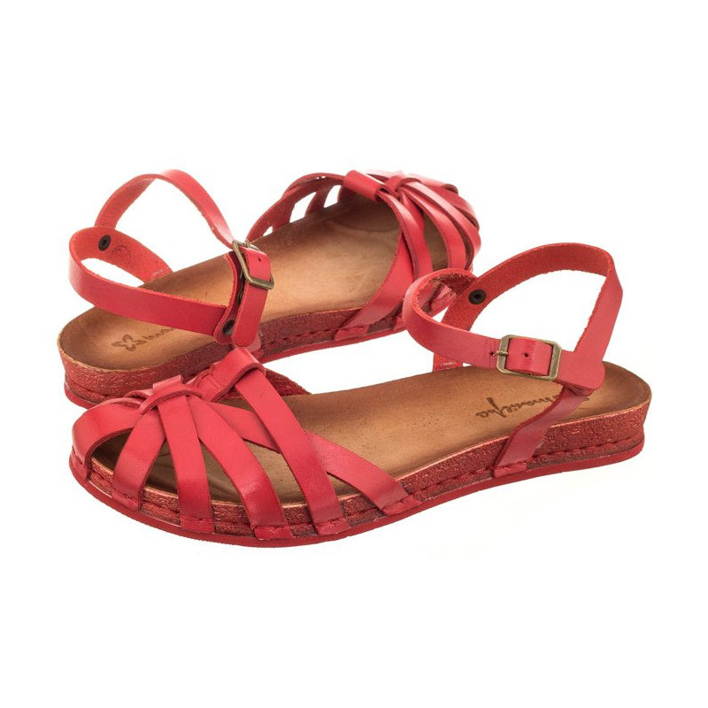Maciejka Czerwone 03074-08/00-0 (MA240-b) sandals