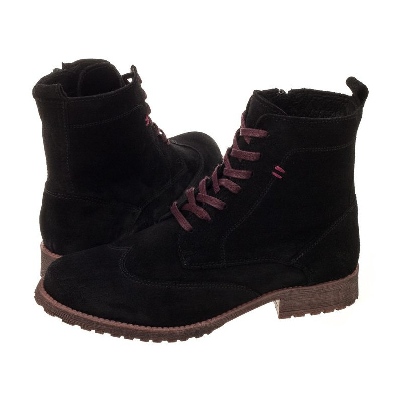 Filipe Czarne 9805 Suede Black (FP22-a) shoes