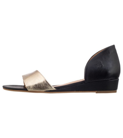 Maciejka Czarne/Złote 01971-46/00-5 (MA346-b) sandals