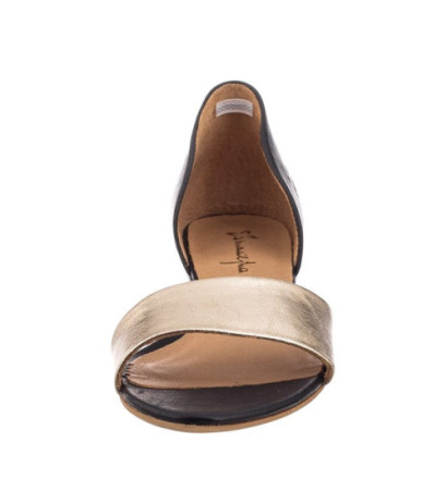 Maciejka Czarne/Złote 01971-46/00-5 (MA346-b) sandals