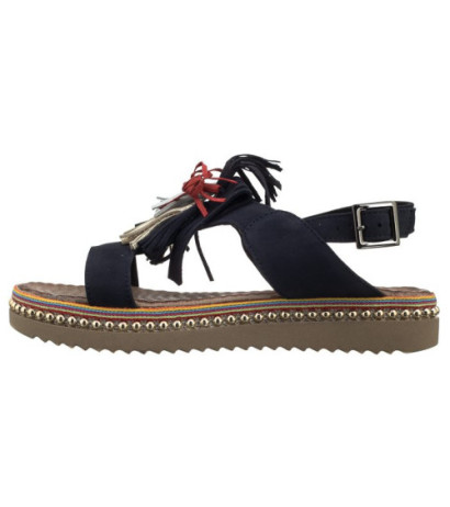 Carinii Granatowe B4425 (CI302-b) sandals