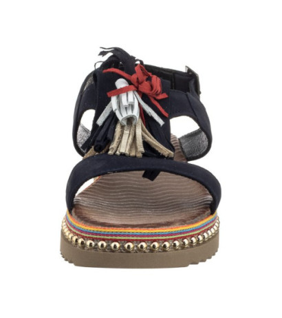 Carinii Granatowe B4425 (CI302-b) sandals