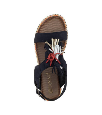 Carinii Granatowe B4425 (CI302-b) sandals