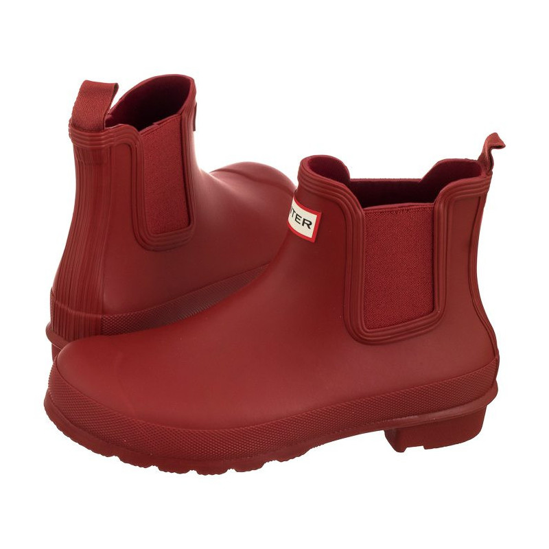 Hunter Womens Original Chelsea Military Red WFS2006RMA (HU27-e) shoes