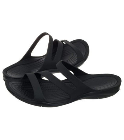 Crocs Swiftwater Sandal W Black 203998-060 (CR120-e) Women's Shoes/Flip Flops