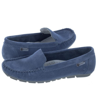 Nessi Niebieskie Zamszowe 17130 194 (NE55-o) shoes