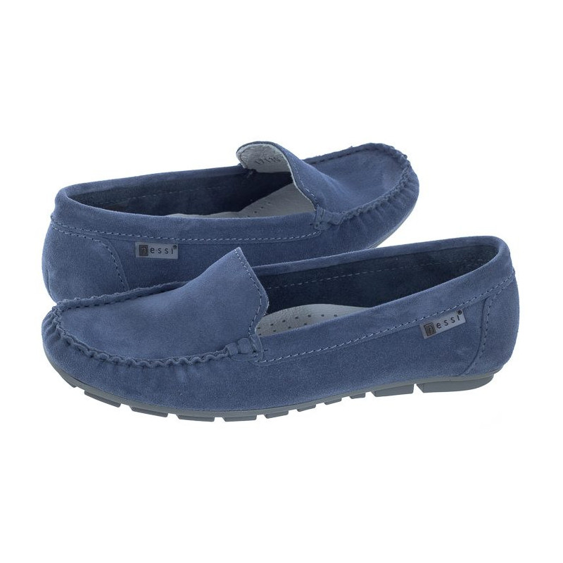 Nessi Niebieskie Zamszowe 17130 194 (NE55-o) shoes