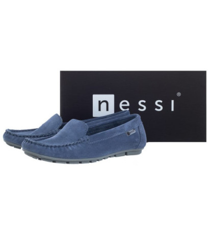 Nessi Niebieskie Zamszowe 17130 194 (NE55-o) shoes