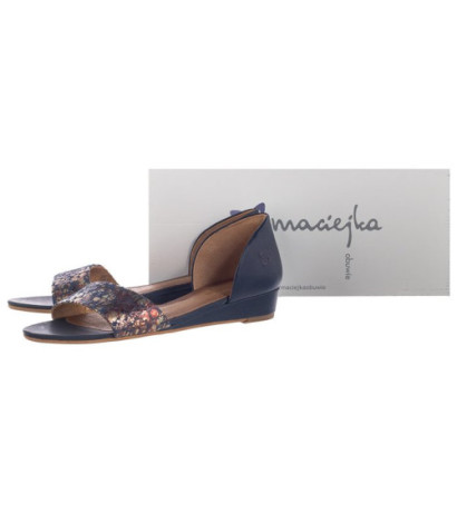 Maciejka Granatowe 01971-50/00-5 (MA346-d) sandals